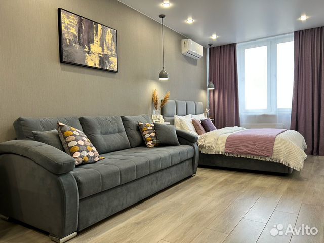 

Квартира-студия, 38 м², 2 кровати