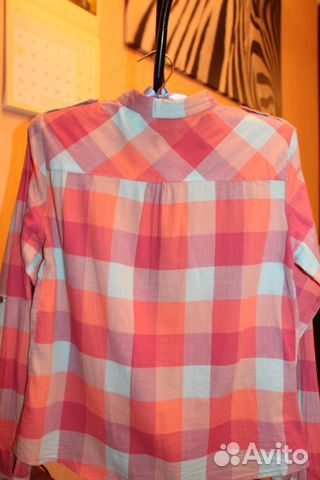 Рубашка zara в клетку Рубашка zara в клетку