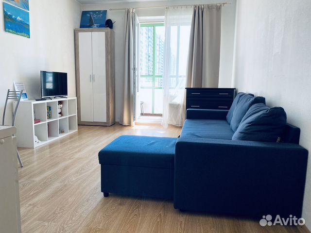 

Квартира-студия, 27 м², 1 кровать