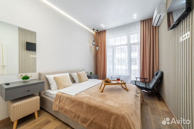 

1-к. квартира, 42 м², 4 кровати
