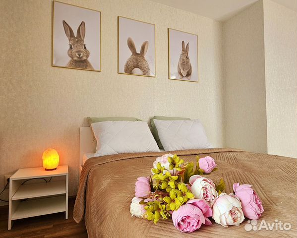

1-к. квартира, 39 м², 2 кровати