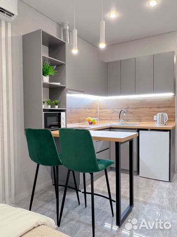 

Квартира-студия, 17 м², 1 кровать
