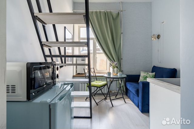 

Квартира-студия, 12 м², 2 кровати