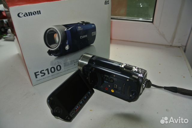 Видеокамера Canon FS100 звонить с 10 до 20ч Видеокамера Canon FS100 звонить с 10 до 20ч