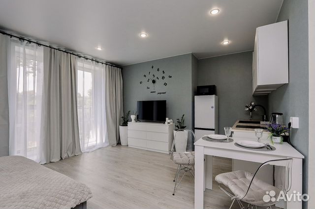 

Квартира-студия, 35 м², 3 кровати