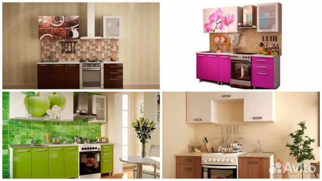 Готовые кухни 1,6м, 1,8м, 2,0м. Кухонные столы