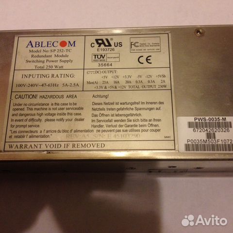 Ablecom SP 252-TC