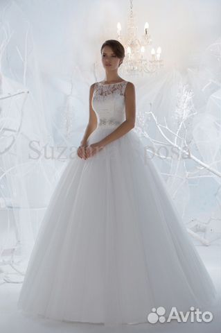 Пышное кружевное свадебное платье Gracia