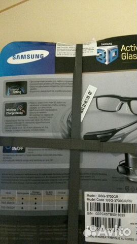 3D Очки SAMSUNG для телевизоров