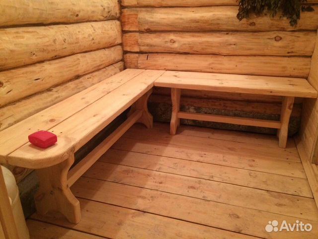 Мебель для бани: лавки и стол купить в республике коми на av.