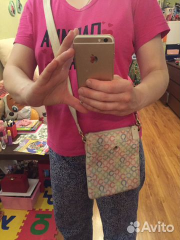 Сумка coach через плечо, оригинал