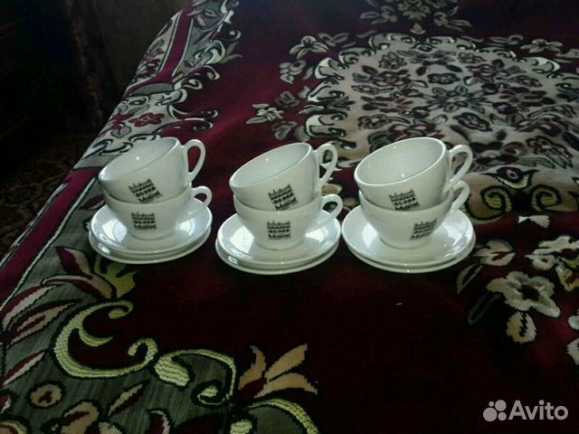 Чайник СССР /чашки с блюдцем Италия