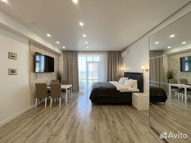 

Квартира-студия в апарт-отеле, 40 м², 2 кровати