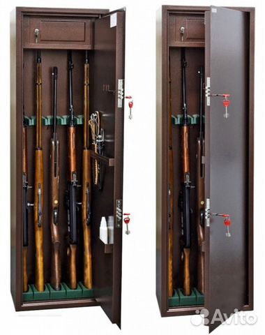 Оружейный шкаф ко-039т на 5 ружей до 1380