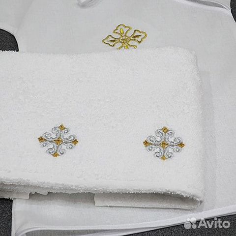 Крестильный комплект Оригинальный (золото)