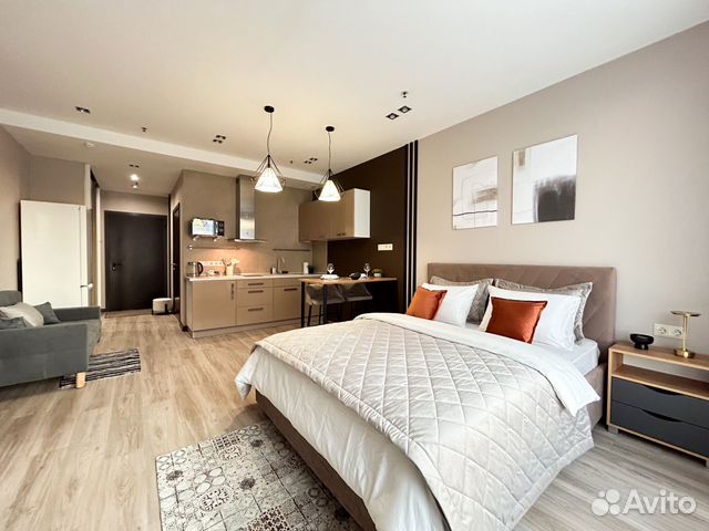 

Квартира-студия, 33 м², 2 кровати