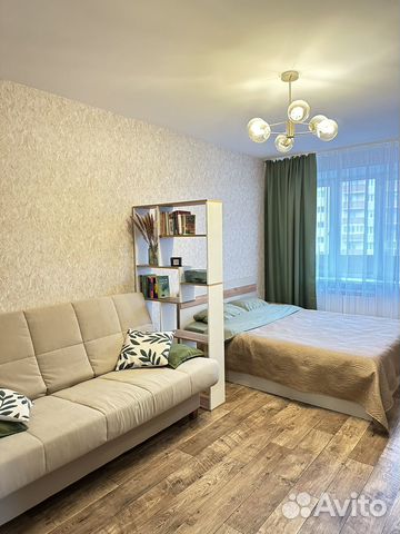 

1-к. квартира, 43 м², 2 кровати