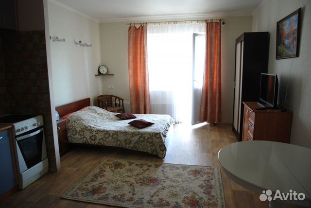 

Квартира-студия, 28 м², 2 кровати