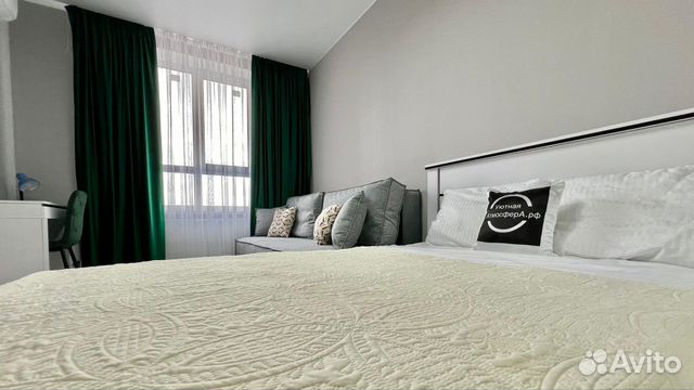 

1-к. квартира, 40 м², 2 кровати