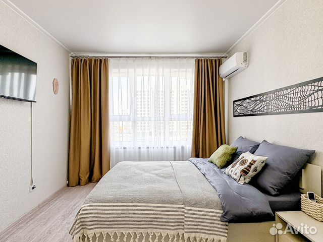 

1-к. квартира, 40 м², 2 кровати