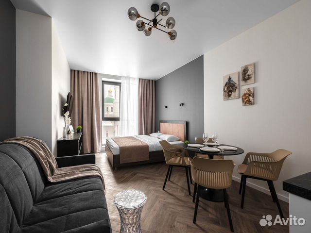 

Квартира-студия, 32 м², 2 кровати