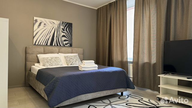 

Квартира-студия, 50 м², 2 кровати
