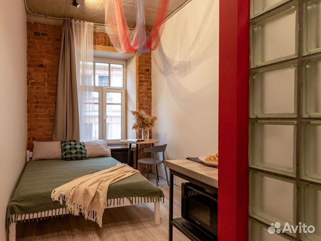 

Квартира-студия, 16 м², 1 кровать