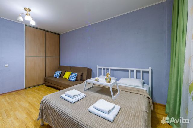 

1-к. квартира, 45 м², 2 кровати