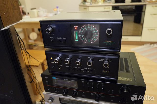 Sansui AU-222 TU-555 усилитель и тюнер Sansui AU-222 TU-555 усилитель и тюнер