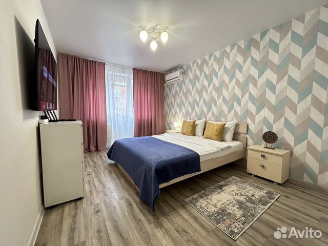 

1-к. квартира, 44 м², 2 кровати