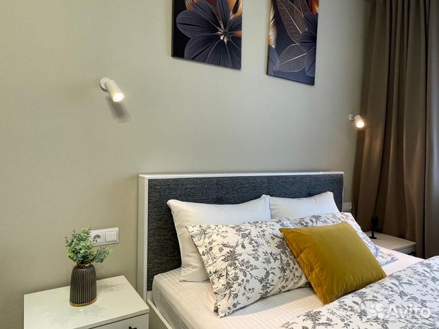 

1-к. квартира, 42 м², 2 кровати