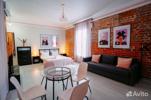 

1-к. квартира в апарт-отеле, 40 м², 2 кровати
