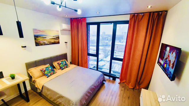 

Квартира-студия, 30 м², 2 кровати
