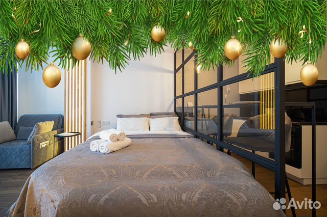 

Квартира-студия, 29 м², 1 кровать