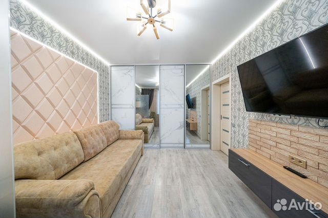 

1-к. квартира, 34 м², 2 кровати