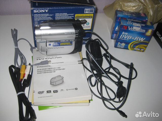 Sony handycam DCR-DVD610E