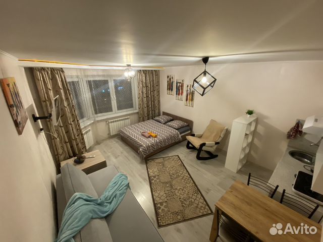

Квартира-студия, 30 м², 2 кровати