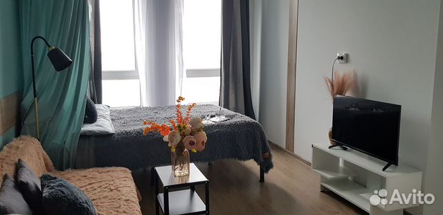 

Квартира-студия, 27 м², 2 кровати