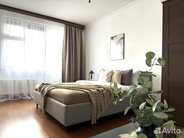 

1-к. квартира, 37 м², 2 кровати