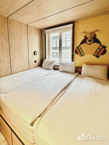 

Квартира-студия в апарт-отеле, 17 м², 2 кровати