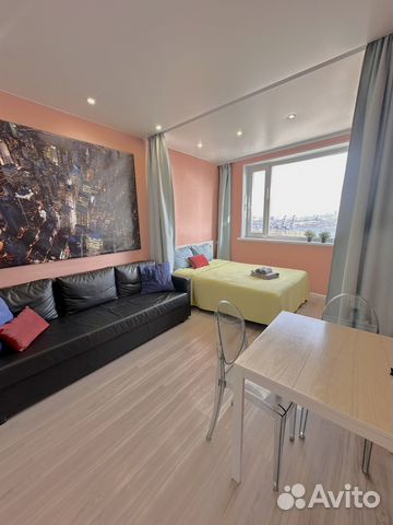 

Квартира-студия, 27 м², 2 кровати