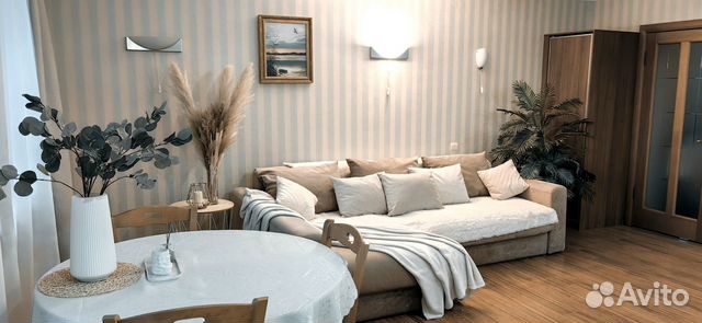 

1-к. квартира, 54 м², 2 кровати