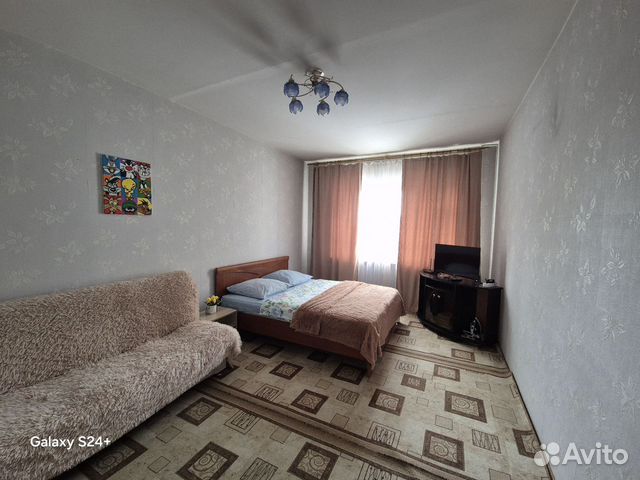 

1-к. квартира, 46 м², 2 кровати