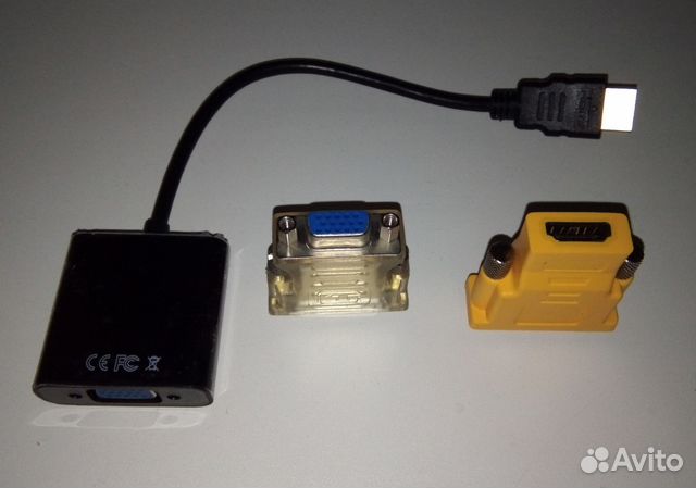 Переходники и кабеля hdmi VGA DVI scart