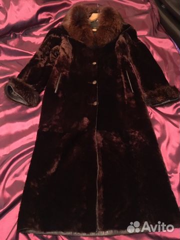 Шуба длинная Мутон 48-50 Шуба длинная Мутон 48-50