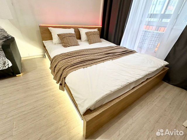 

Квартира-студия, 32,9 м², 2 кровати