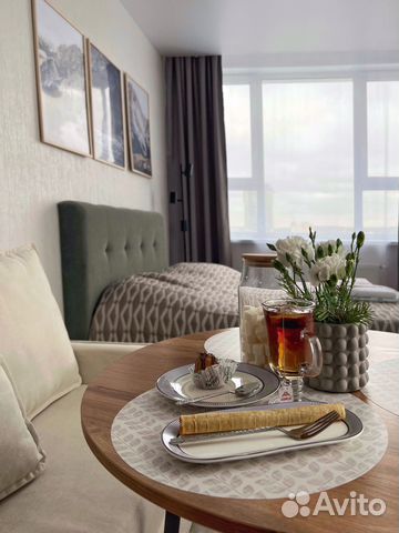 

Квартира-студия, 30 м², 2 кровати