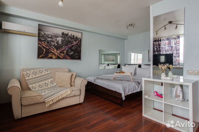 

Квартира-студия, 40 м², 2 кровати