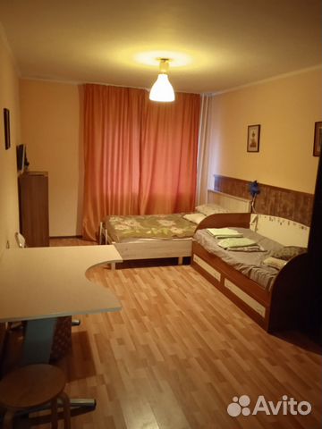 

Квартира-студия, 27 м², 2 кровати