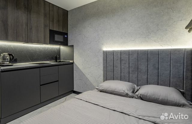 

Квартира-студия, 14,7 м², 1 кровать